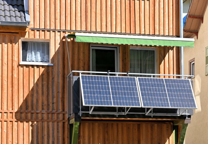 Energie aus Solarstrom mit einem Balkonkraftwerk