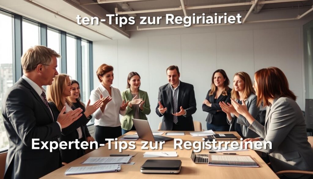 Experten-Tipps zur Registrierung
