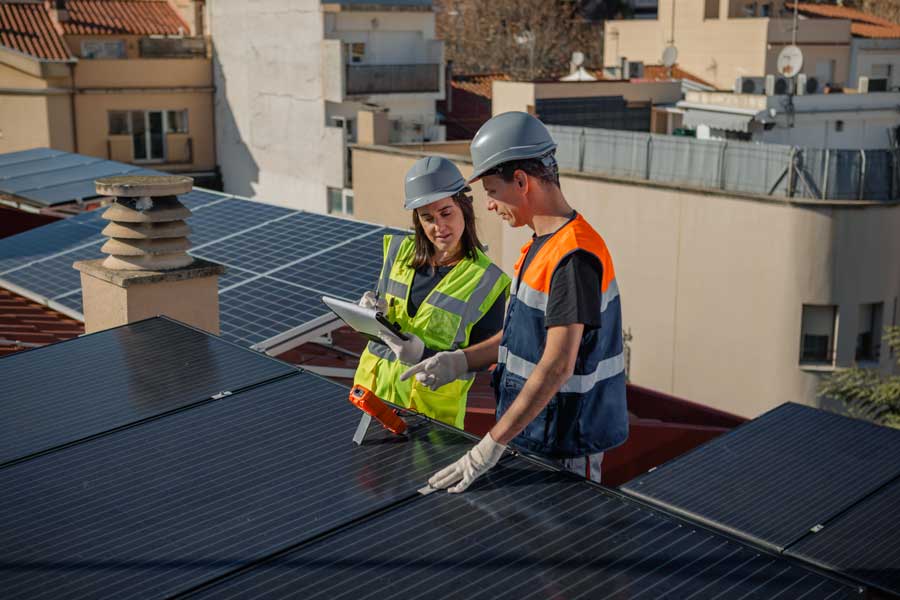 winkel-solaranlage